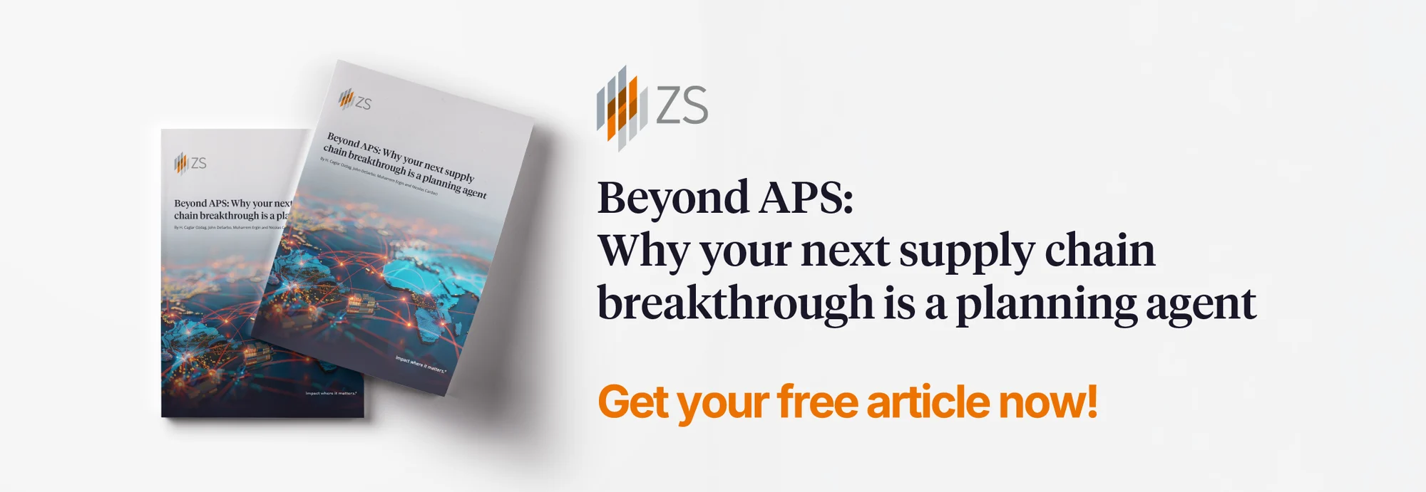 Beyond APS: Why your next supply chain breakthrough is a planning agent