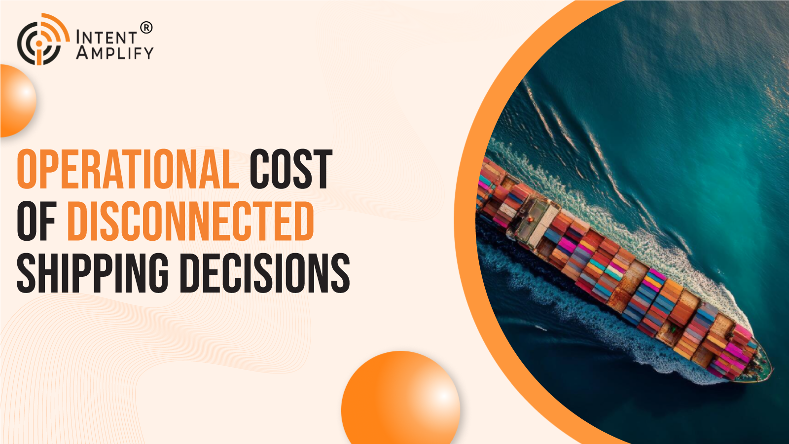 The Operational Cost of Disconnected Shipping Decisions