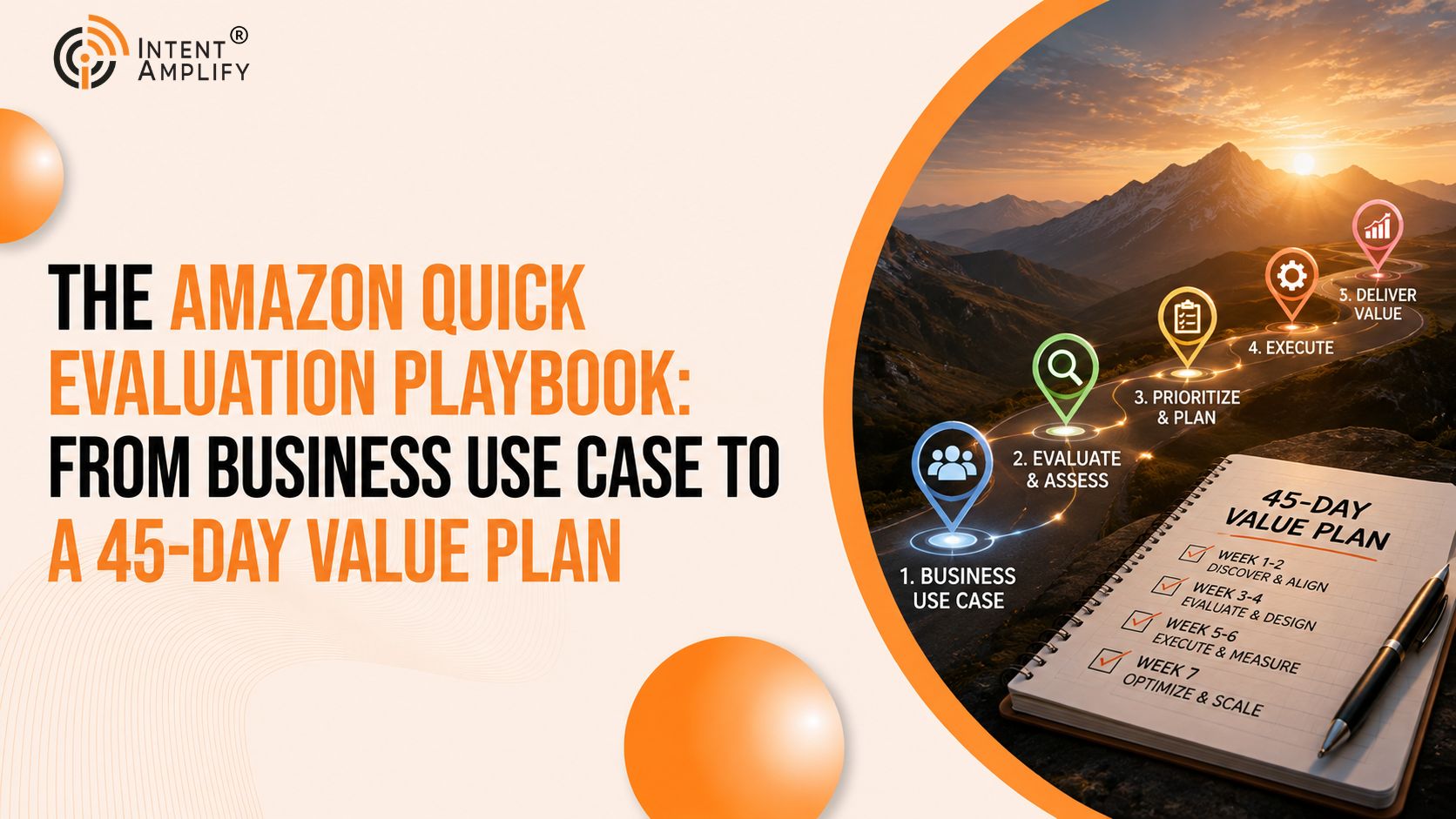 The Amazon Quick Evaluation Playbook: From Business Use Case to a 45-Day Value Plan