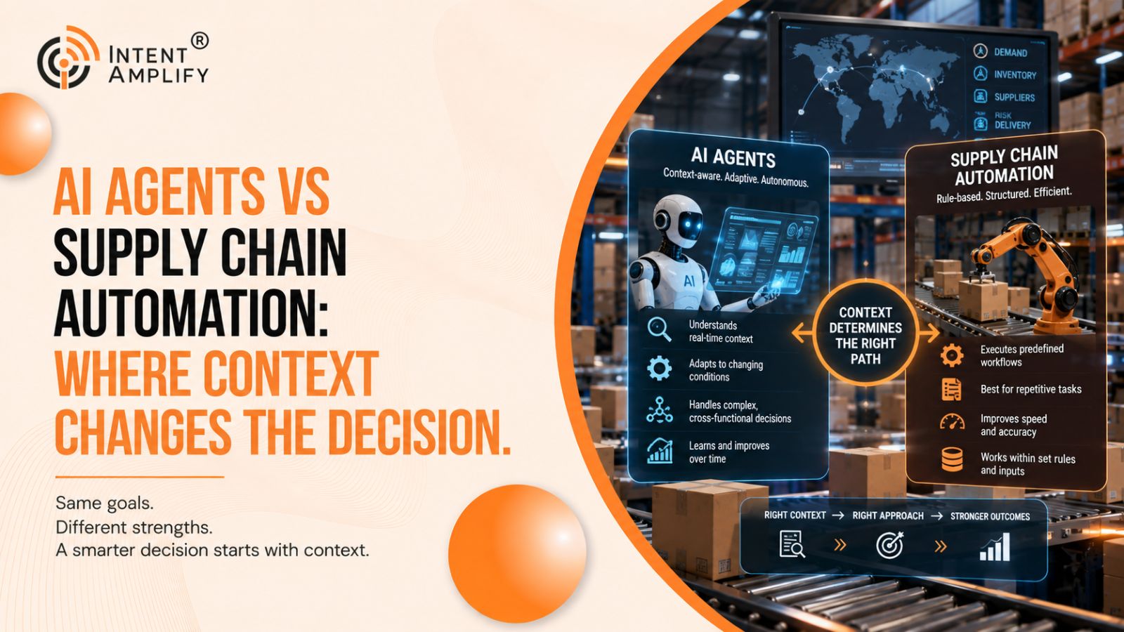 AI Agents vs Supply Chain Automation: Where Context Changes the Decision